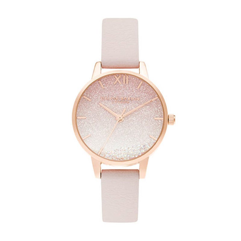 Under The Sea - Sunrise Wishing Wave Midi Dial Pearl Pink & Rose Gold