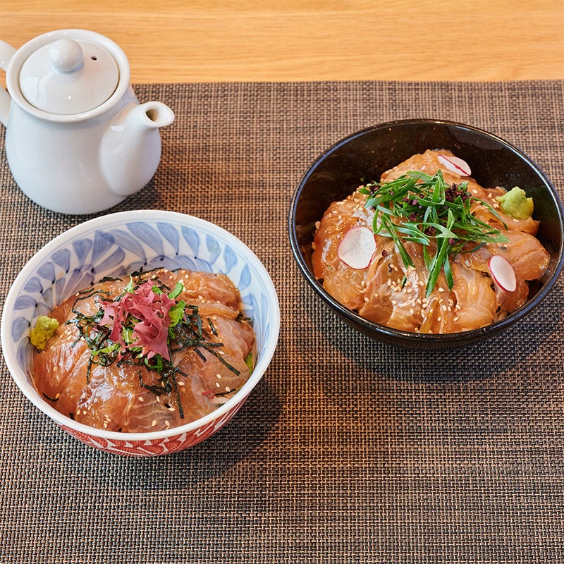 若狭の漬け丼（真鯛２、連子鯛３）