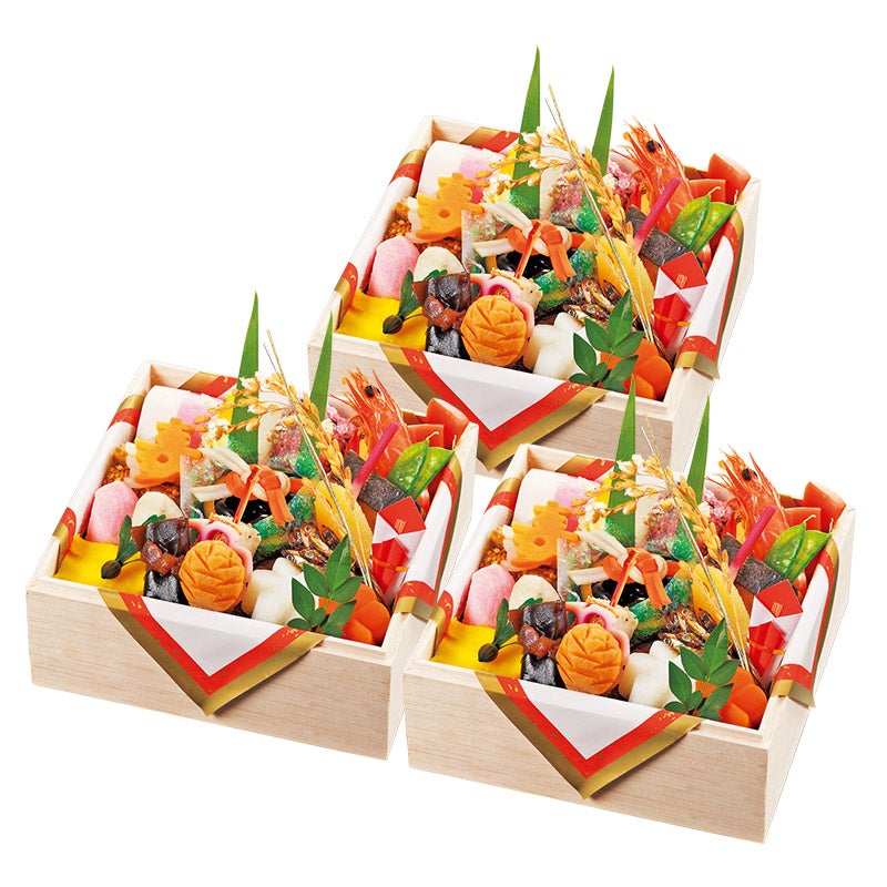 (池 077-128）濱登久/和風個食　三客