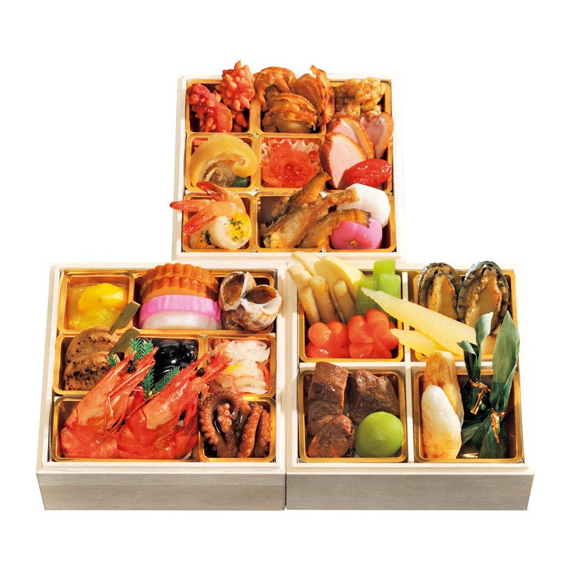 (横 077-252）伯養軒/和洋ミニ三段重★