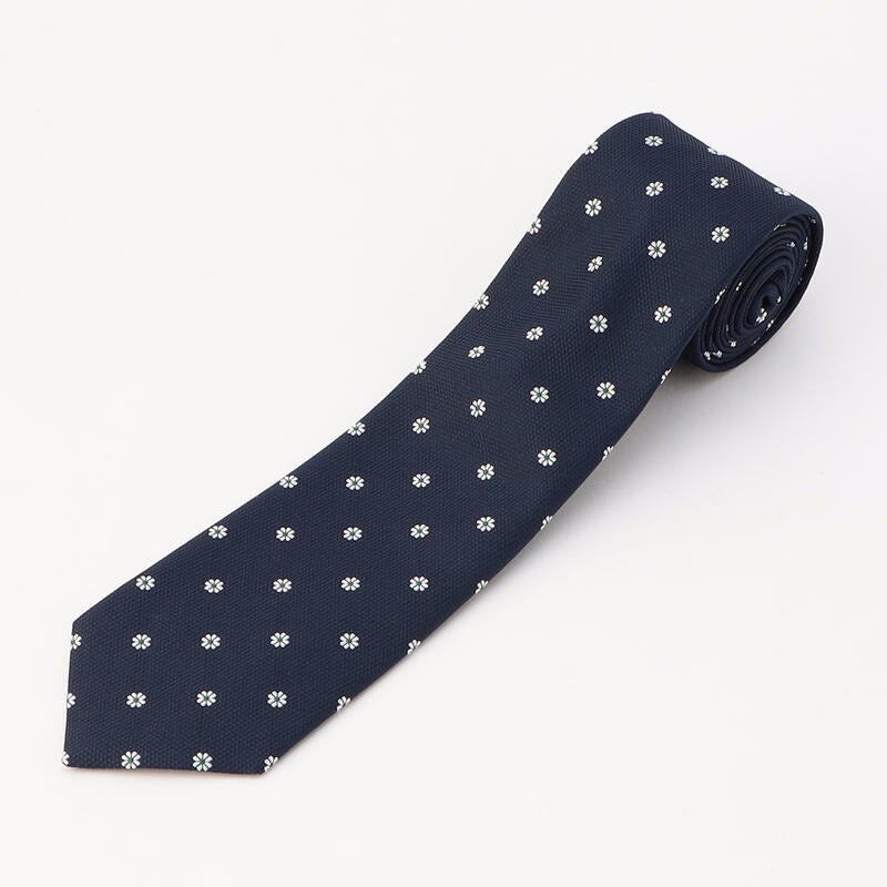 【日本製】小紋柄シルクネクタイ JAQ04