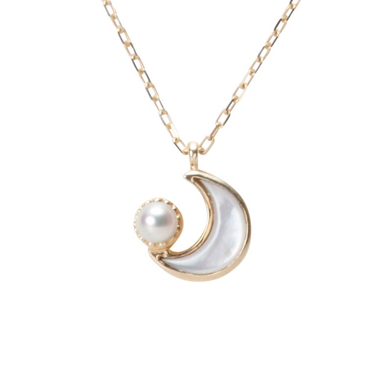 Baby Moon マザーオブパールペンダント K10