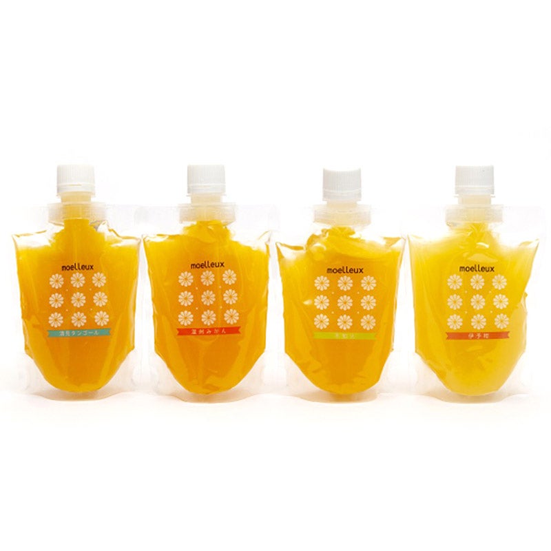 母の日／ワッフル　アトリエ　ムエル愛媛県産飲むゼリー5本セット ※メッセージカード付