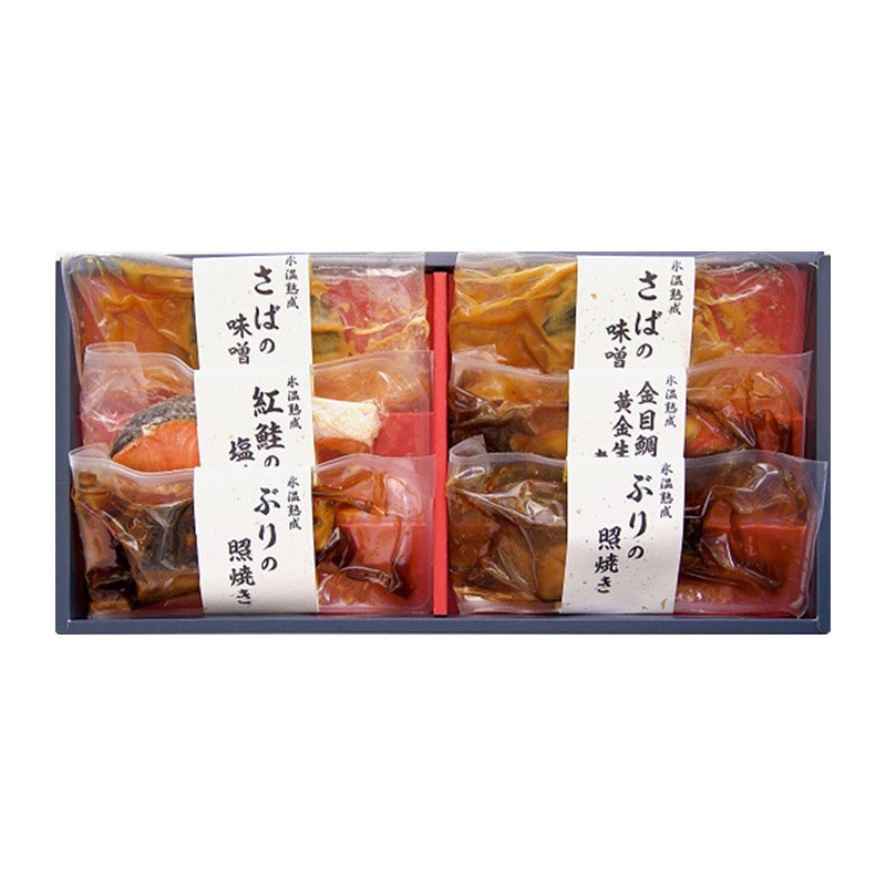 母の日／山陰大松 母の日限定包装 氷温熟成　煮魚・焼魚ギフトセット6切HNYG-30S