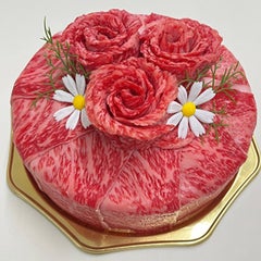 母の日／ビーフマイスター　松阪牛 お肉のケーキ ※メッセージカード付