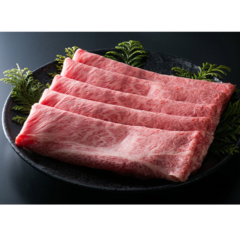母の日／萬野総本店　神戸ビーフ肩ロースすき焼用 ※メッセージカード付