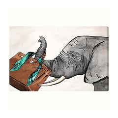 ポップアート　Fashion Elephant