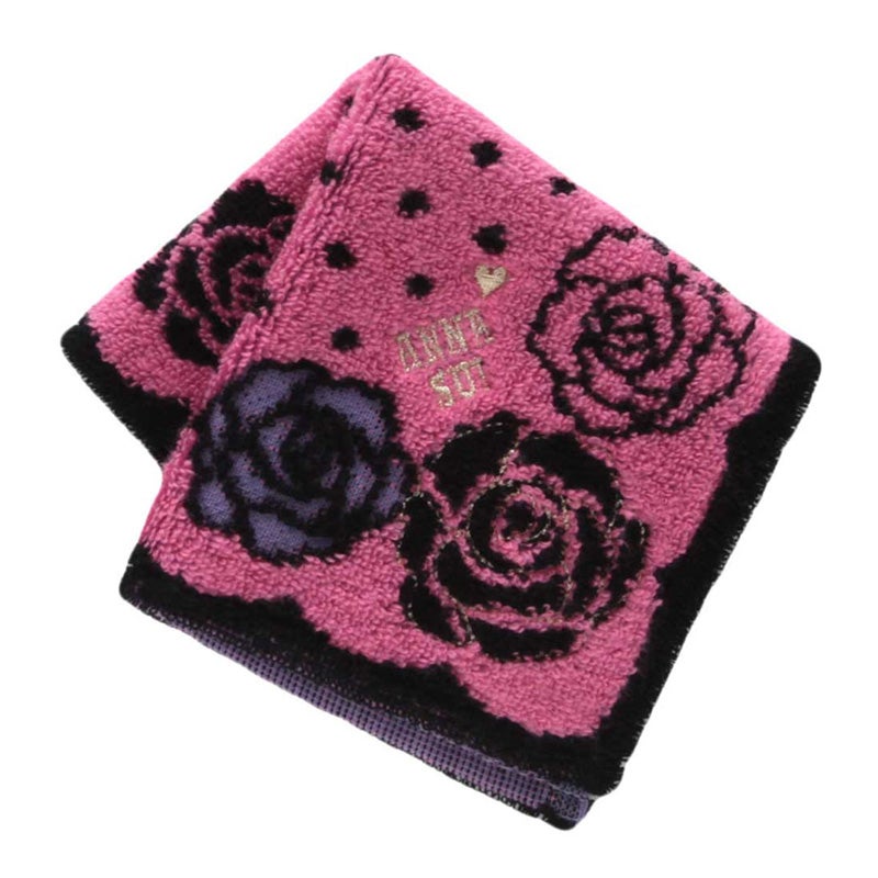 ANNA SUI アナスイ（ハンカチ・雑貨） ミニタオル（ローズ） 抗菌防臭