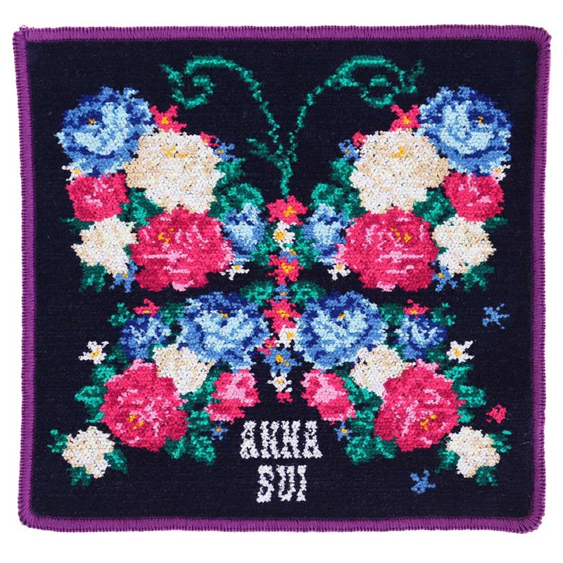 新品 ANNA SUI アナスイ 本水晶 数珠 / 藤雲玉 / ハンカチ 計4点