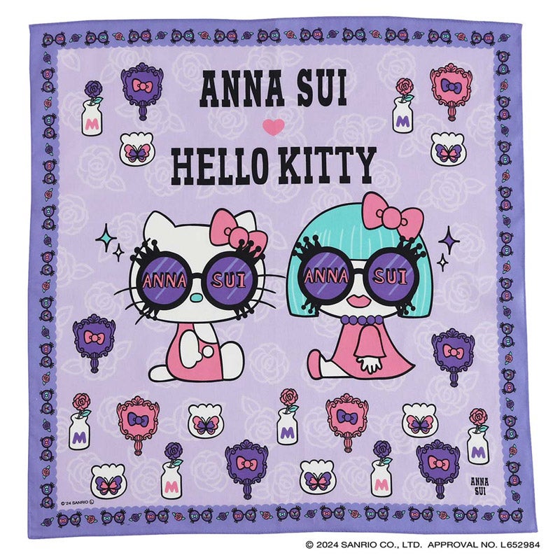 新品未使用★クラウス・ハーパニエミ★ANNA SUI★大判ハンカチ★セット ANNA SUI アナスイ（ハンカチ・雑貨） ANNA SUI × HELLO KITTY