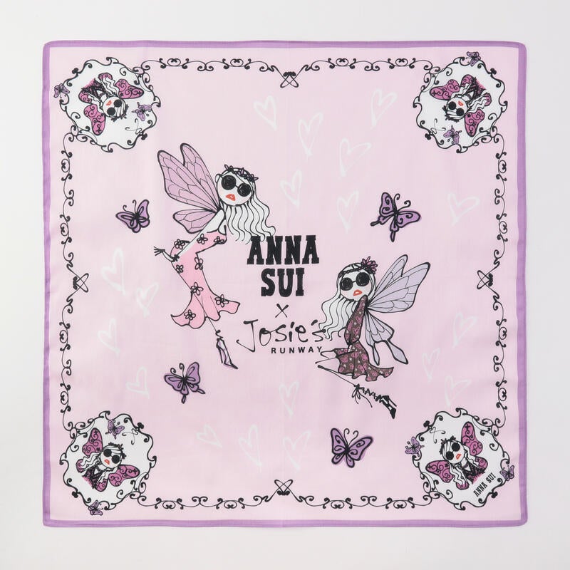 新品　ANNA SUI アナスイ 本水晶　数珠 / 藤雲玉 / ハンカチ 計4点 人気ショップが最安値挑戦！】 ANNA 新品 SUI 計4点 ハンカチ