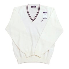 男女兼用セーター(白)【中高共通】　城西中高<学生服>