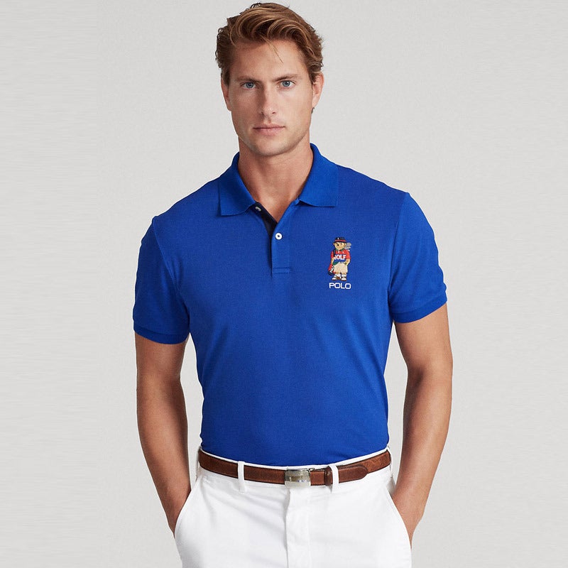 （POLO GOLF）カスタム スリム フィット Polo ベア ポロシャツ