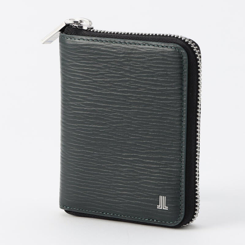 【RHEIN】ラウンドファスナー縦型折り財布 JLMW2BS3