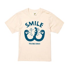 Talking Hands(トーキングハンズ)/Smile_Tシャツ　アイボリー