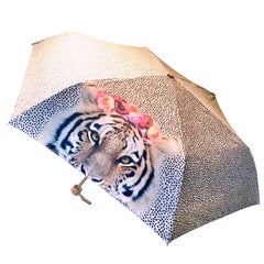 晴雨兼用折りたたみ傘・トラ