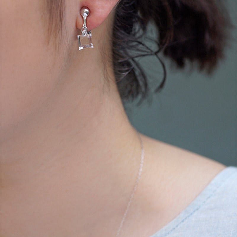 HARIO Lampwork Factory/イヤリング ムーンライト