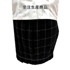 【受注生産】淑徳小学校女子　夏スカート（紺チェック）（110A,110B～１３０B,170B）<学生服>