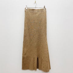 Asymmetry Knit Tight Skirt