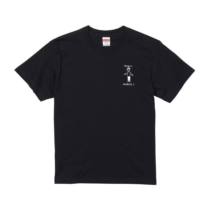 キンシオタニ日めくりＴシャツ　3月　クロ
