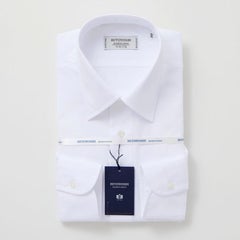 【HITOYOSHI WHITE】レギュラーフィット ホワイトシャツ レギュラーカラー