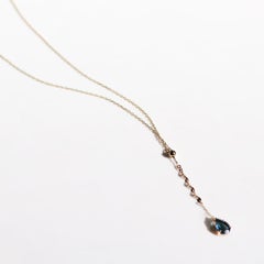 【西武池袋本店限定】London Blue Topaz Long Necklace | K10YG