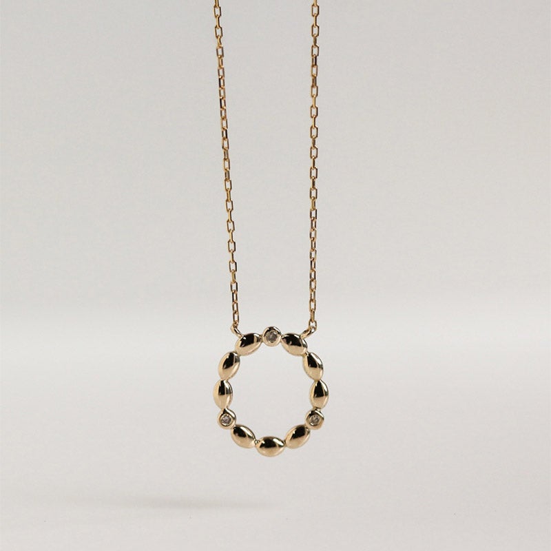 Tiny Diamond Necklace【Couronne】