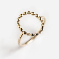 Tiny Diamond Ring【Couronne】