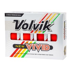 【Volvik】VIVID P RED/ゴルフボール 1ダース12球入り