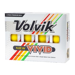 【Volvik】VIVID P YEL/ゴルフボール 1ダース12球入り