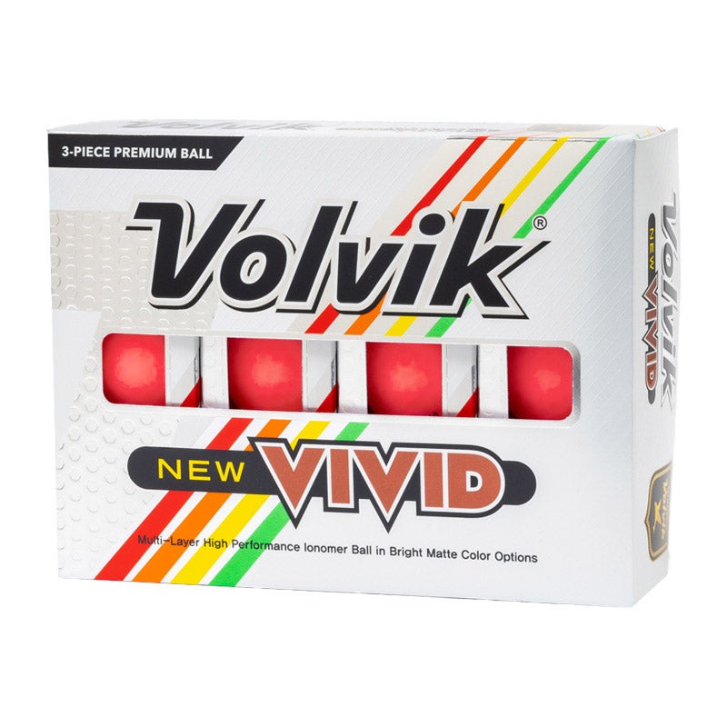 【Volvik】VIVID P PNK/ゴルフボール 1ダース12球入り