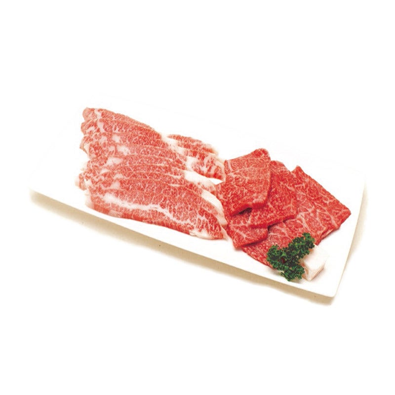 黒毛和牛 A5等級を味わう 焼肉（カルビ500g、モモ500g）