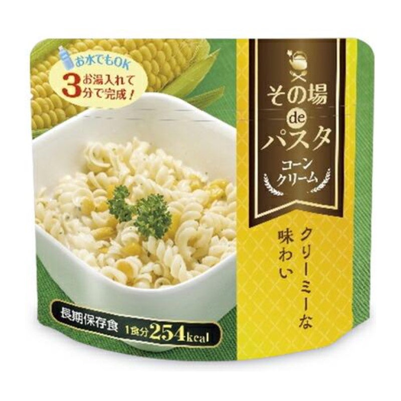 その場deパスタ　コーンクリーム