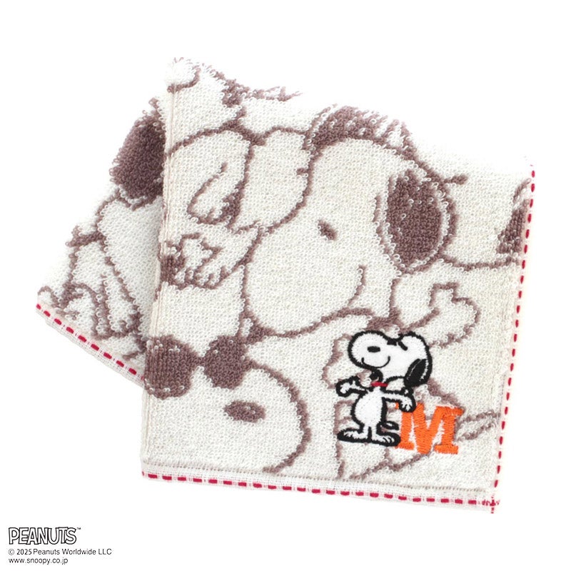 イニシャル タオルハンカチ M