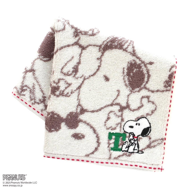 イニシャル タオルハンカチ T