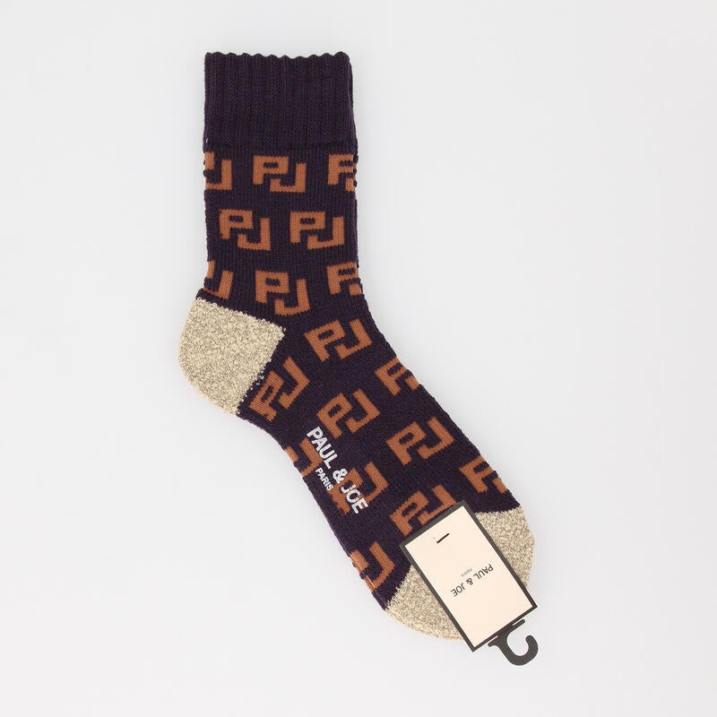 【日本製】PJロゴ総柄ルームソックス PJM433018