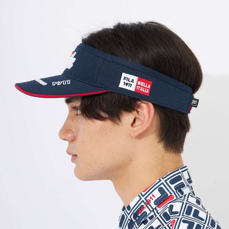 FILA GOLF(フィラ ゴルフ) 【メンズ】柔らかツバサンバイザー
