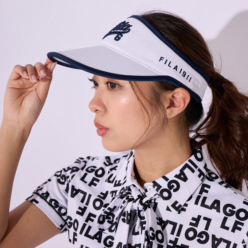 FILA GOLF(フィラ ゴルフ) 【レディース】腰高サンバイザー 吸汗速乾