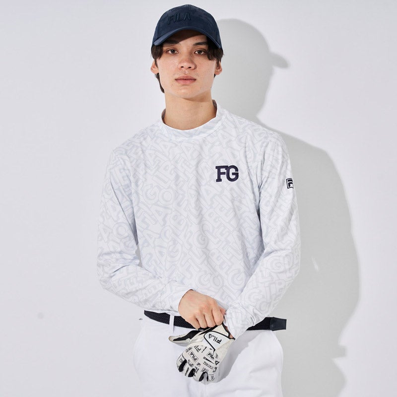 FILA GOLF(フィラ ゴルフ) 【メンズ】タイポプリントモックネック長袖