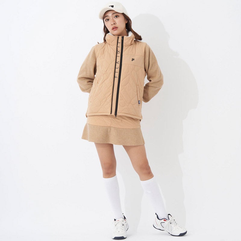 FILA GOLF(フィラ ゴルフ) 【レディース】ニット×中綿ブルゾン