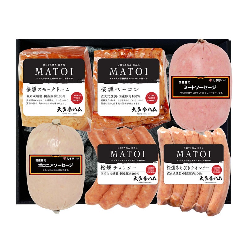ハムページ 大多摩ハム MATOI ハム・ベーコン4点詰合せ(AH-50) 通販 - 西武