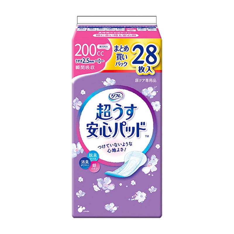 e.デパート日用雑貨 リフレ 超うす安心パッド 特に多い時も安心用