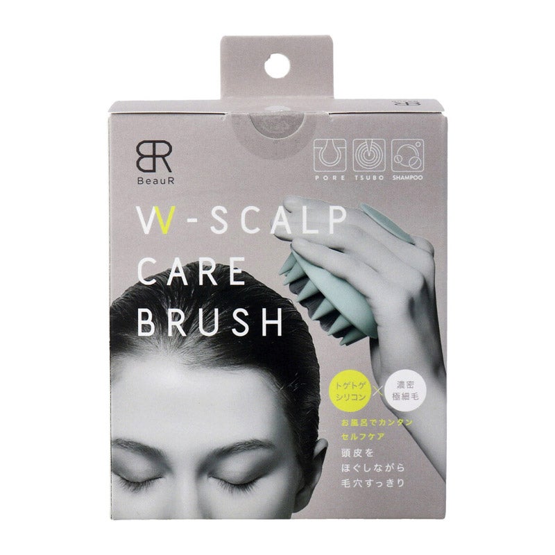 BeauR Wスカルプケアブラシ 1個入