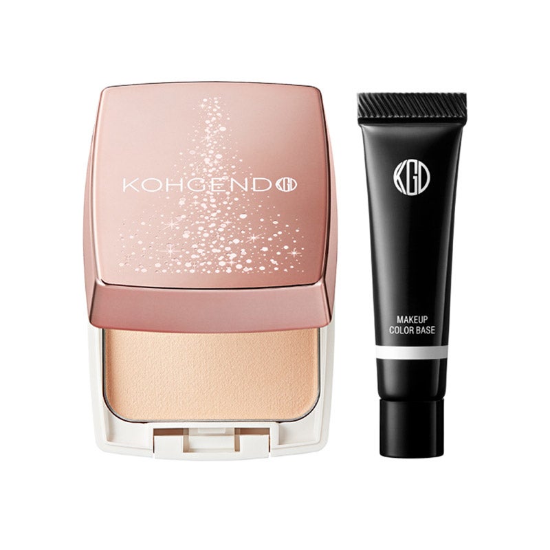 KohGenDo　ファンデ、ベースのセット 数量限定】江原道 KohGenDo 艶美肌パウダーファンデに2段式