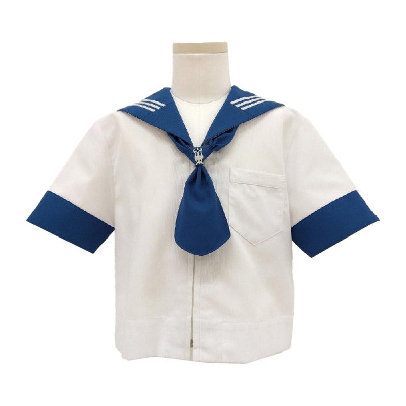 【受注生産】夏半袖セーラー上衣(ネクタイ付）　川村小<学生服>