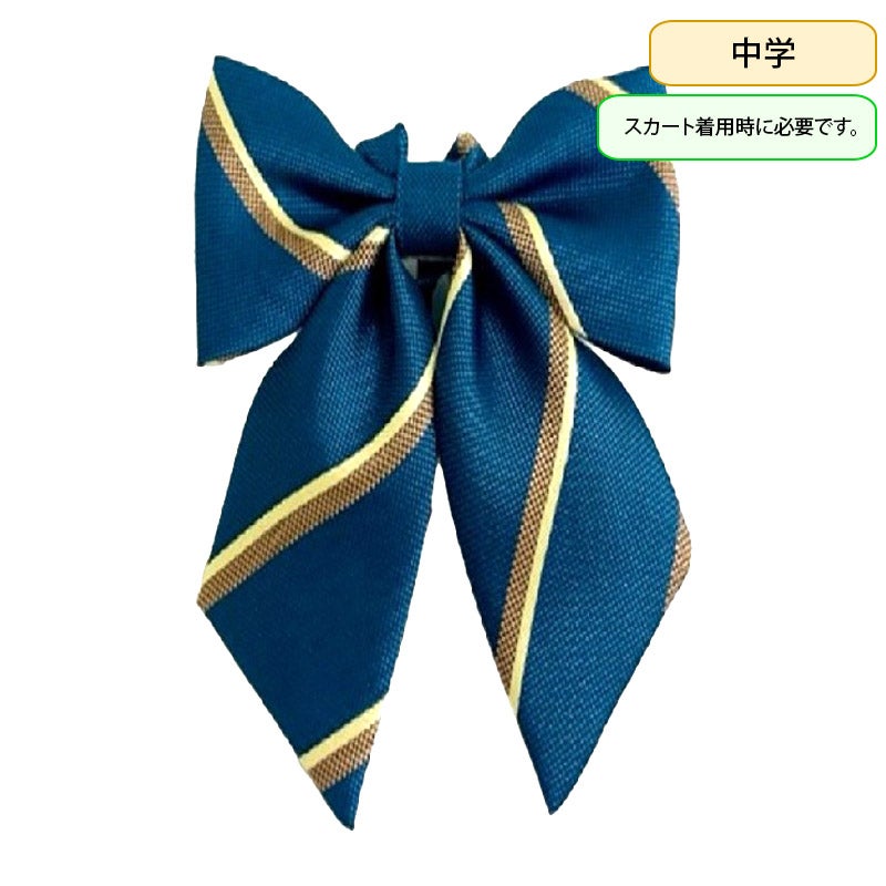 【新入生】中学リボンタイ（スカート着用時必須購入品）　多摩大学目黒中学<学生服>