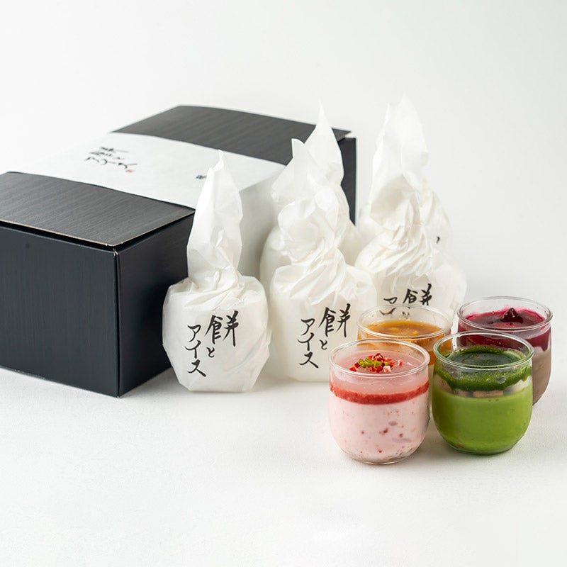 餅とアイス 苺セット 4種9個入(mochi-ice-mix-009_ichigo)