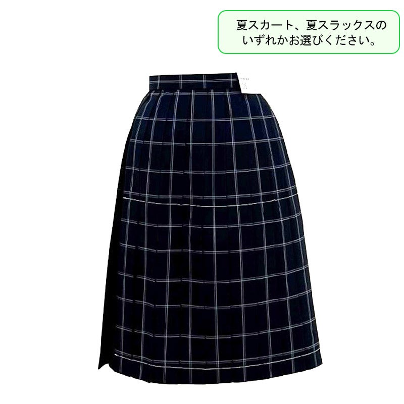 【新入生】夏スカート（必須選択購入品）　都立稔ヶ丘高校<学生服>