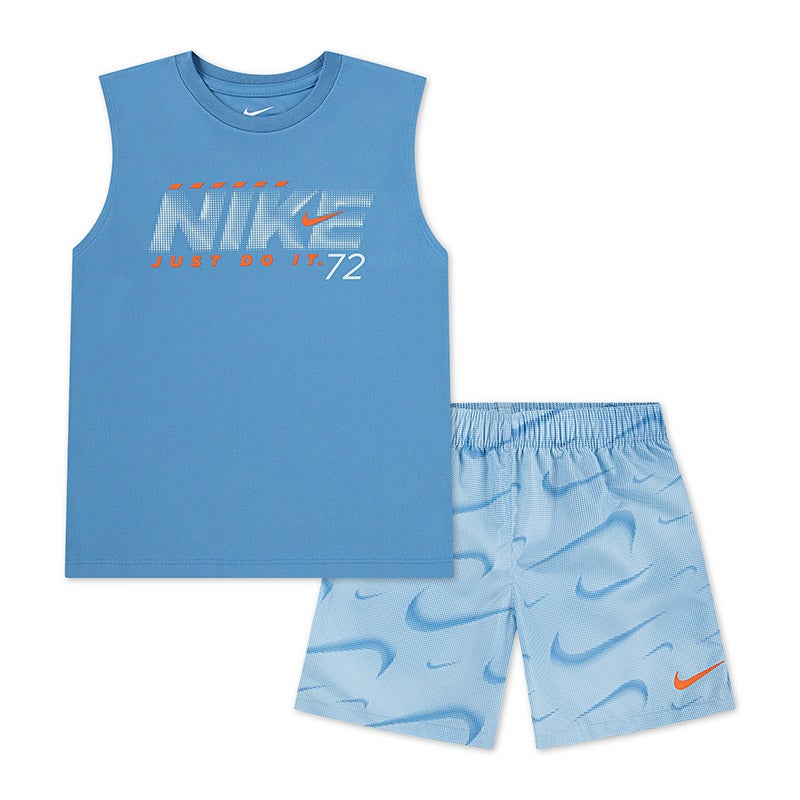 【キッズ】 セット商品(105-120cm)/NKB B NK RHYTHM DF AOP SHORT S