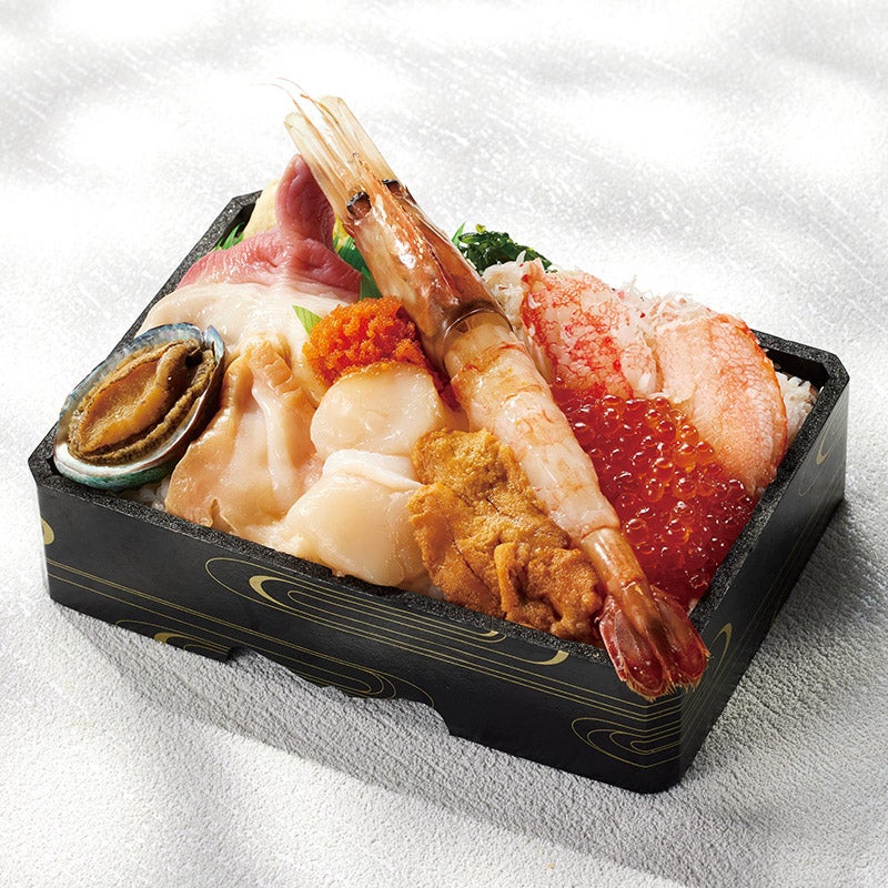 釧祥館/ボタン海老と貝の贅沢ちらし